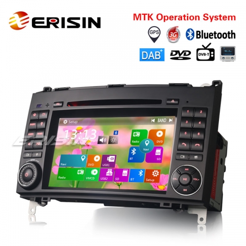 Erisin ES7270B 7" Car Stereo GPS DAB+ Canbus USB Car DVD Player for Mercedes Benz A/B Class Sprinter Vito Viano