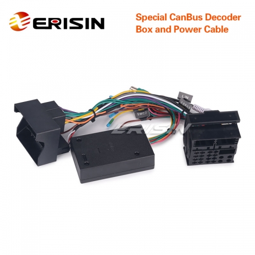 Erisin LF001-T Special CanBus Decoder Box and Power Cable for ES3066F/ES7166F/ES7866F