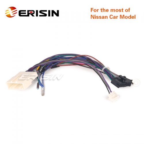 Erisin Nissan-Cable-A1 Universal Car Connect Power Cable for Nissan ES2749U ES8149U ES5141U