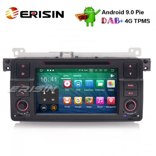 Erisin ES7962B 7" Android 9.0 Автомобильный стерео GPS DAB + CD Bluetooth DTV DVR SD BMW E46 M3 Rover75 MG ZT