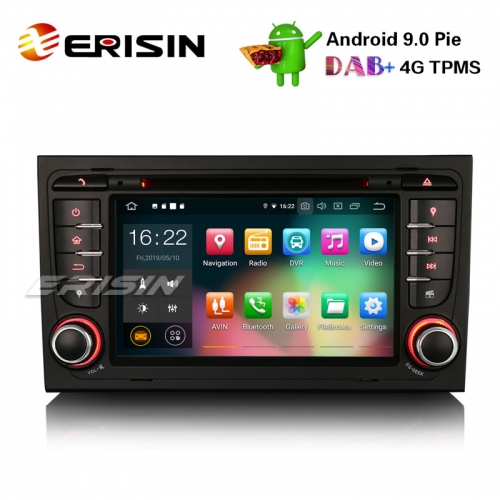 Erisin ES7978A 7' Android 9.0 Автомобильный стерео DAB + GPS Wi-Fi DVR CD 4G BT AUDI A4 S4 RS4 B7 B9 SEAT EXEO