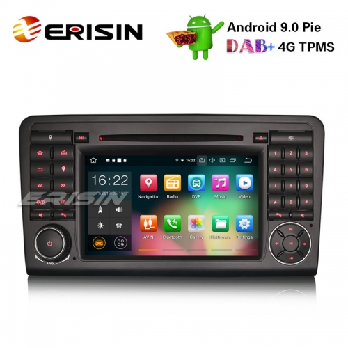 Erisin ES7983L 7" 8-ядерный Android 9.0 GPS DAB + автомобильный стерео CD-видеорегистратор BT Mercedes ML / GL Klasse W164 X164