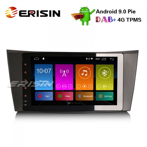 Erisin ES2981E 8" Mercedes Benz E / CLS / G Класс W211 W219 Автомобильный стерео GPS DAB + Android 9.0 Wifi BT