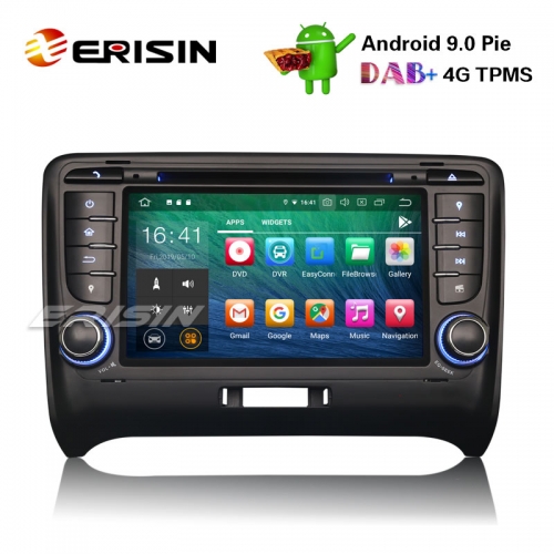 Erisin ES7979T 7" Android 9.0 Автомобильный стерео DAB + GPS DVR DTV-IN WiFi 4G OBD2 BT TPMS для AUDI TT MK2