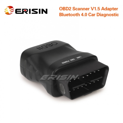 Erisin ES357 Super Mini Car Bluetooth 4.0 OBD2 Scanner for iOS, Android and Windows