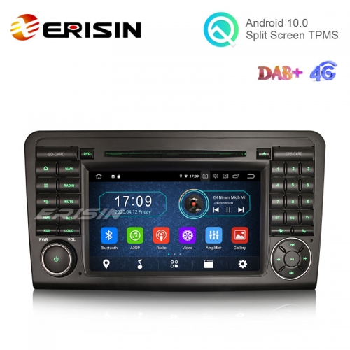 Erisin ES6961L 7" Octa-Core Android 10.0 Car DVD GPS Radio WiFi BT TPMS DVR RDS for Benz ML-Class W164 GL-Class X164