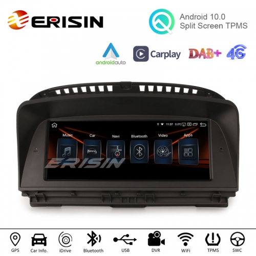 Erisin ES2866B 8,8-дюймовый HD IPS-экран Android 10,0 автомобильный стерео CD-плеер Carplay iDrive OEM для BMW 7er E65/E66 (2001-2008) система CCC